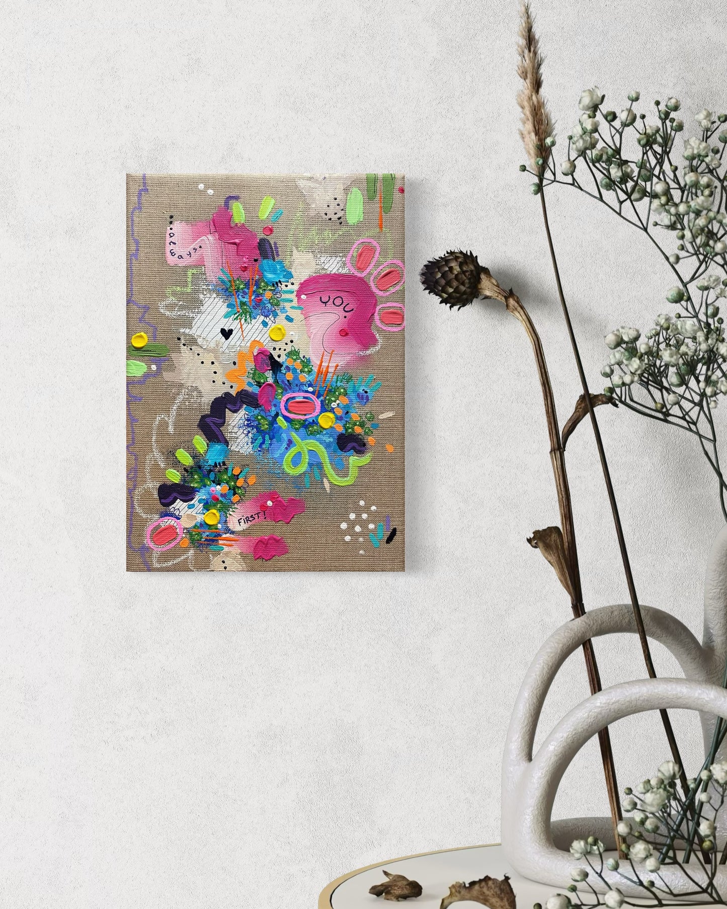 You are the first for you / 21x30 cm