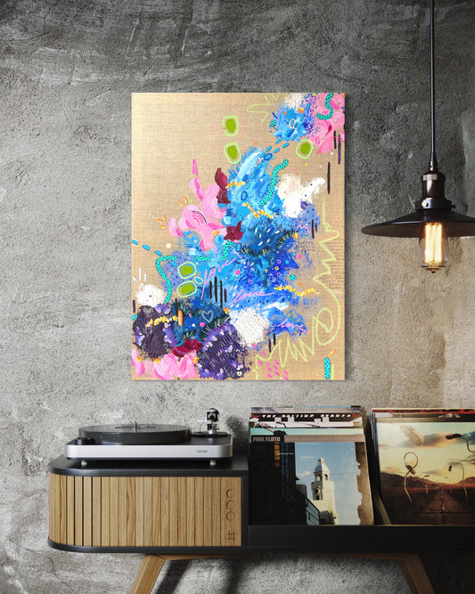 Breathe in and breathe out LOVE 💗 / 60x81 cm