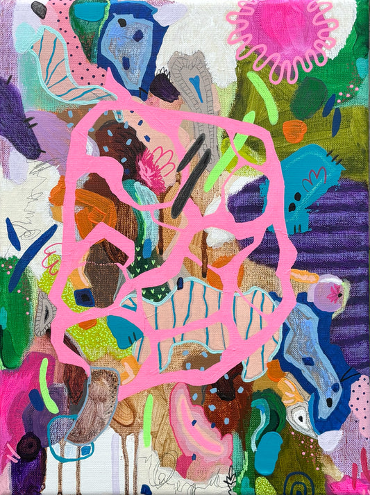 Let me introduce myself / 30x40 cm