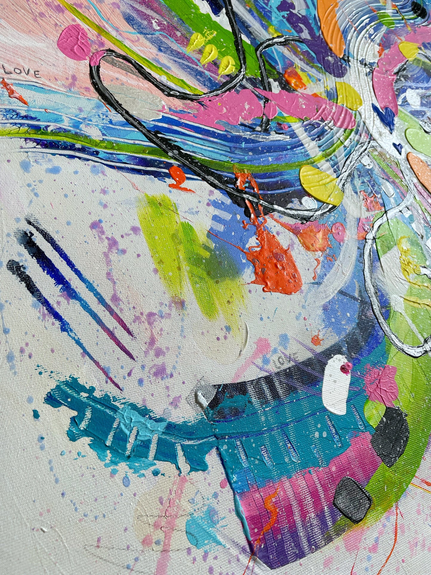 Love as it is / 80x80 cm