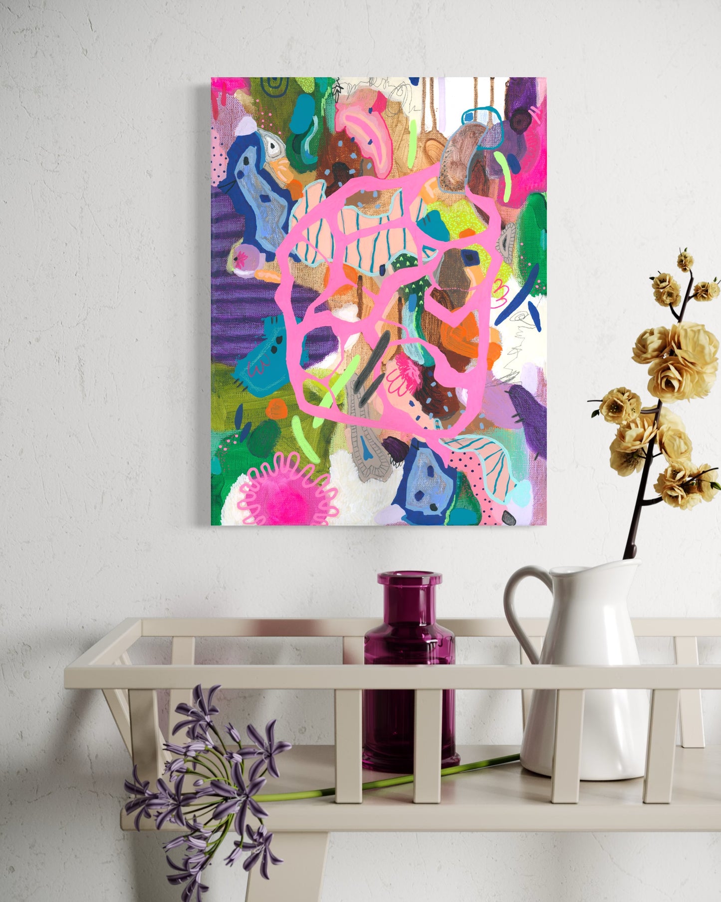 Let me introduce myself / 30x40 cm