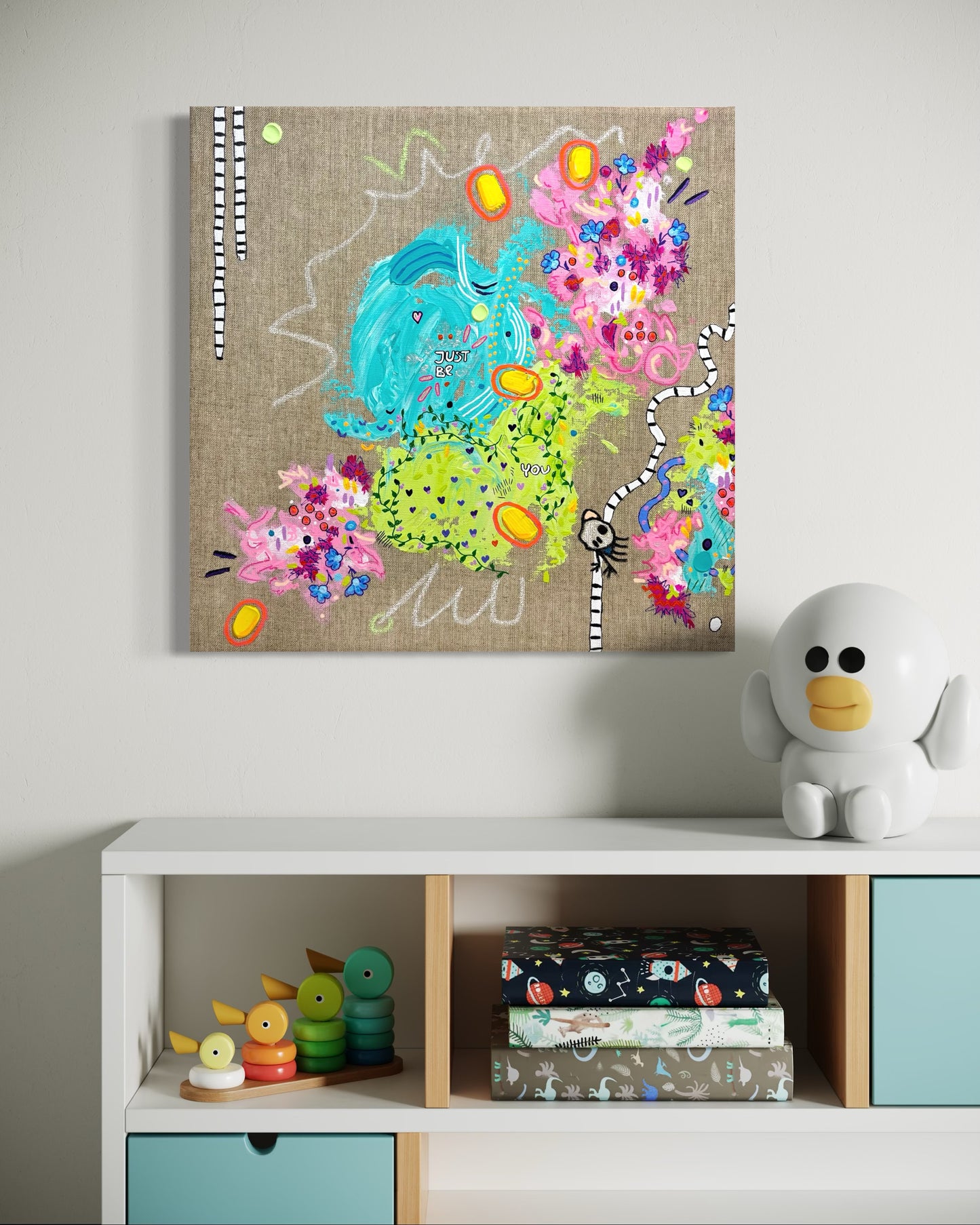 4. Just be Me / 40x40 cm