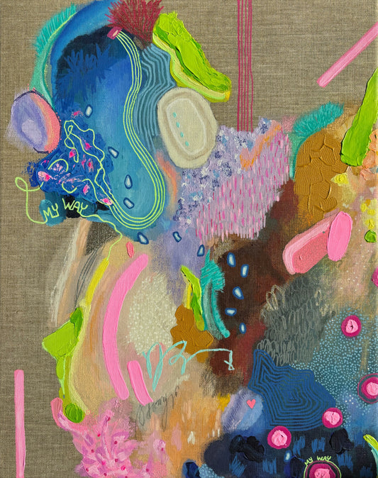 Me. My way / 40x50 cm