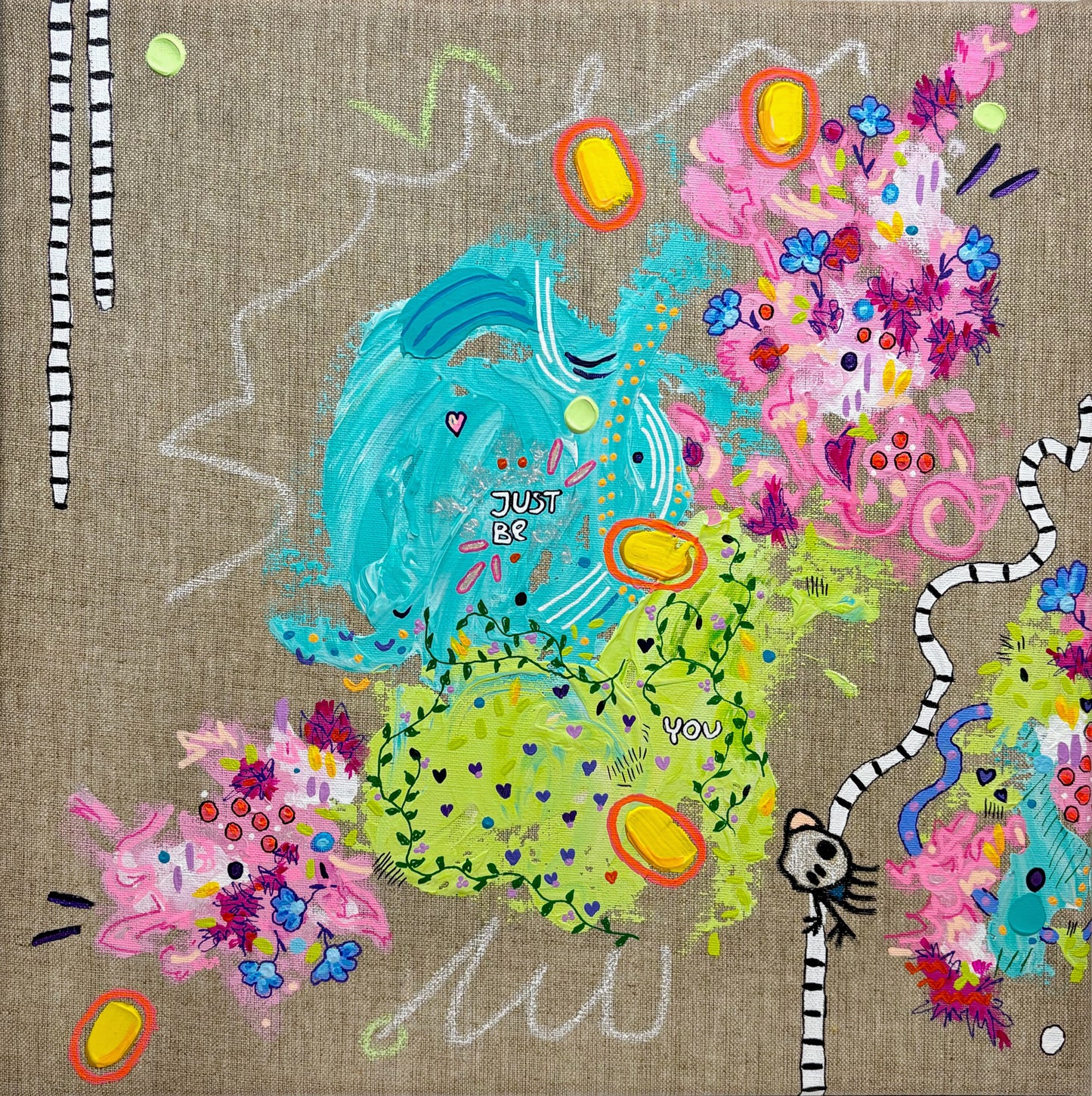 4. Just be Me / 40x40 cm