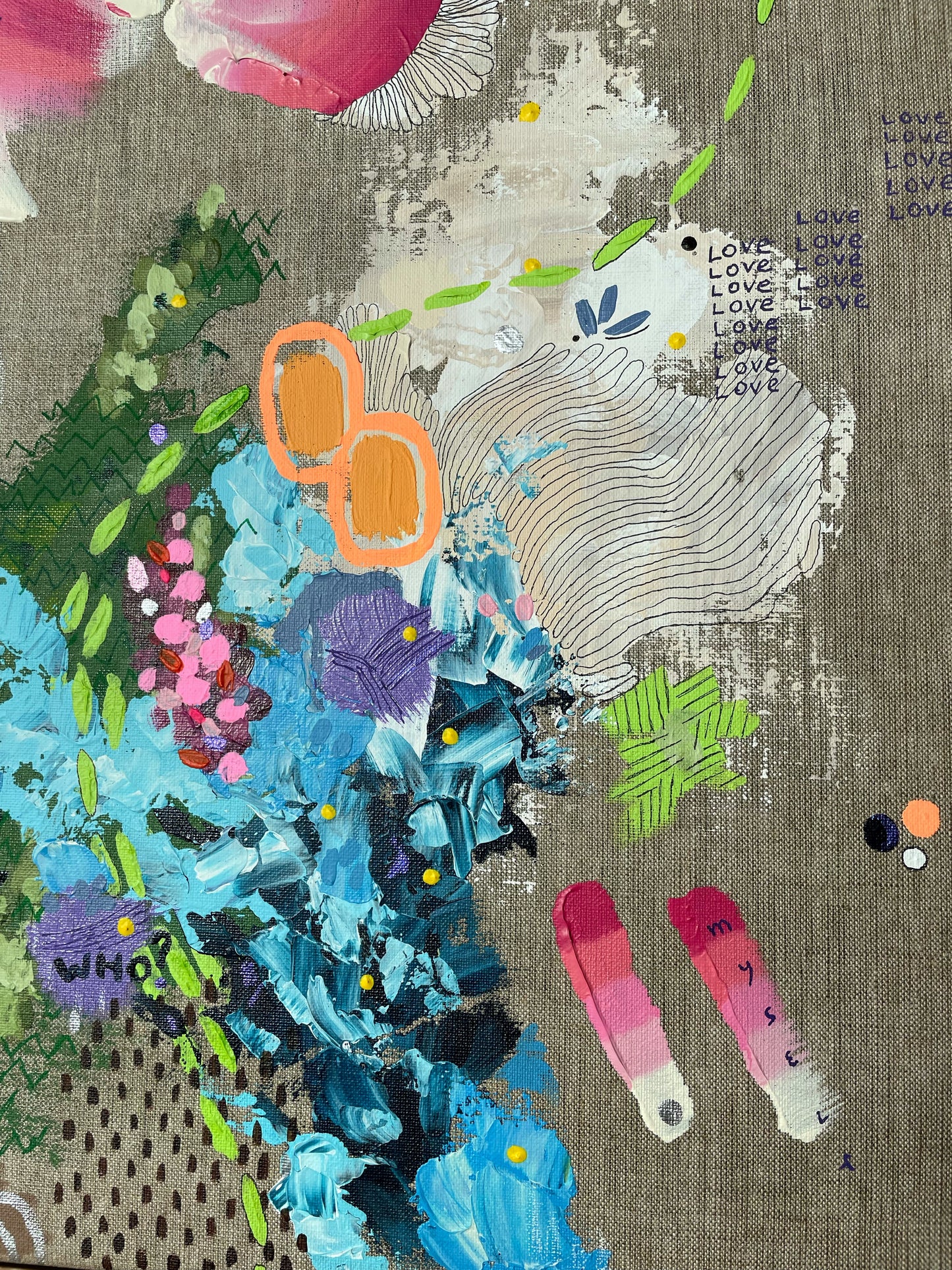 Scheme of accepting yourself / 60x81 cm