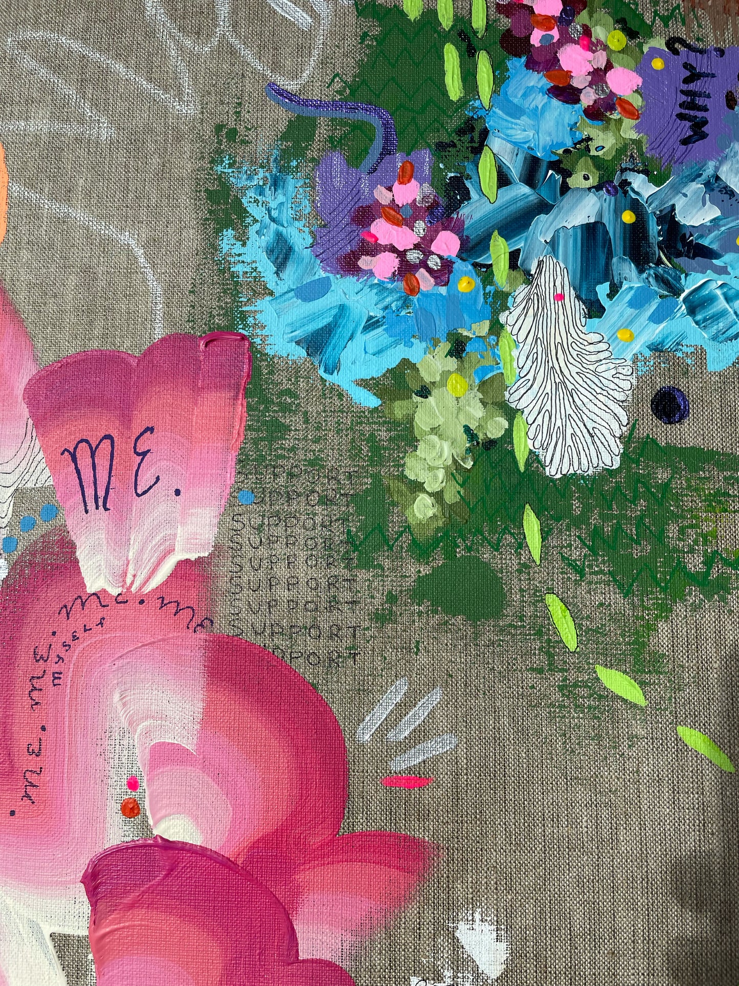 Scheme of accepting yourself / 60x81 cm