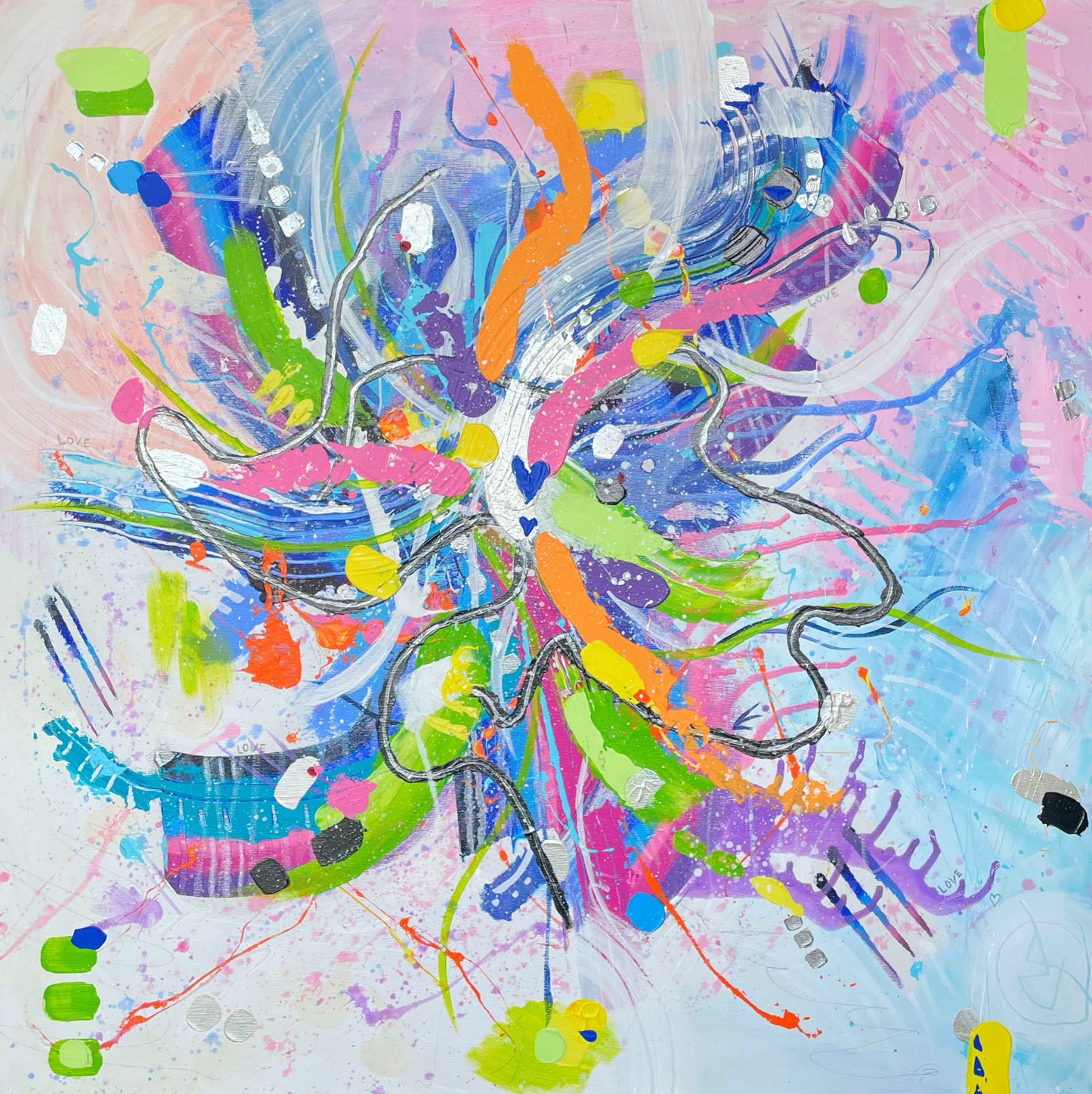 Love as it is / 80x80 cm