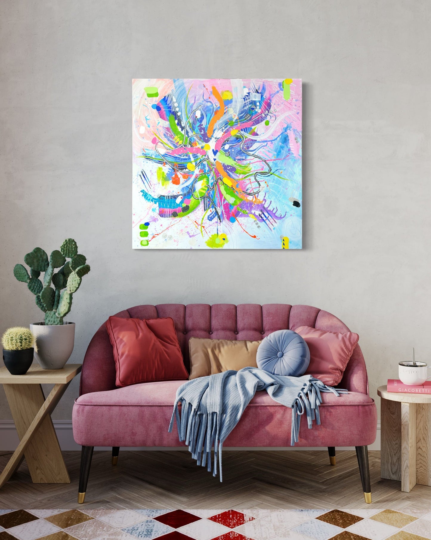 Love as it is / 80x80 cm